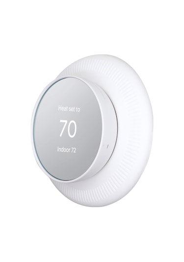 Xindoker Google Nest Thermostat İçin Beyaz Silikon Koruyucu Kılıf - Zımparalardan Ve Çarpmalardan Koruma Sağlar