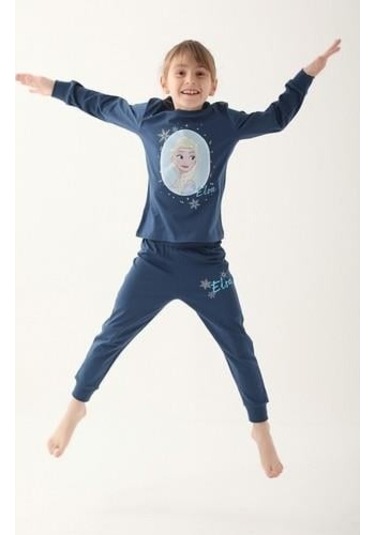 Frozen Kız Çocuk İkili Takım Koyu İndigo