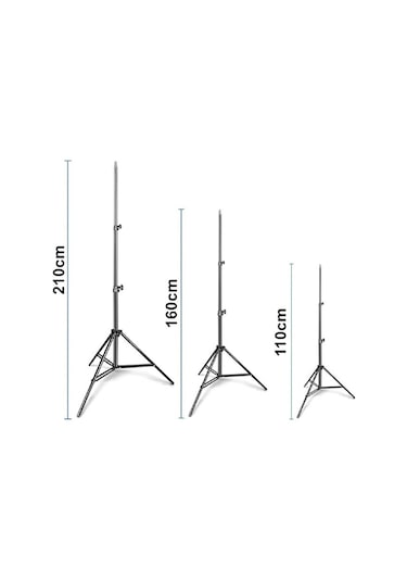 10 İnch Ring Light 5500k Youtuber Led Işıklı 2.1 Metre Tripod Sel