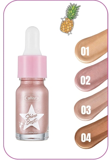 Callista Shine Bestie Highlighter Işıltılı Likit Aydınlatıcı - 02 Mystic Pixie