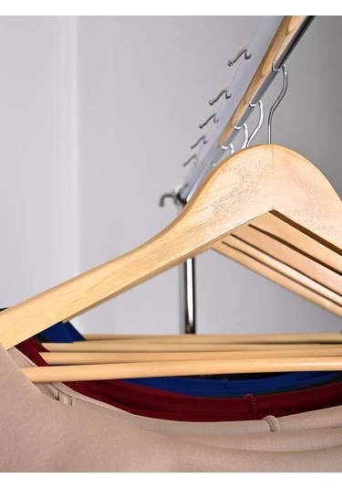 Heg Home Kumaş Askıları Ahşap 5 Adet 146779475 Aromatik