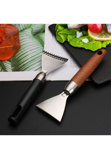 Paslanmaz Çelik Taşınabilir Balık Pulları Temizleyici Kablosuz Mutfak Balık Pulları Temizleyici Gümüş