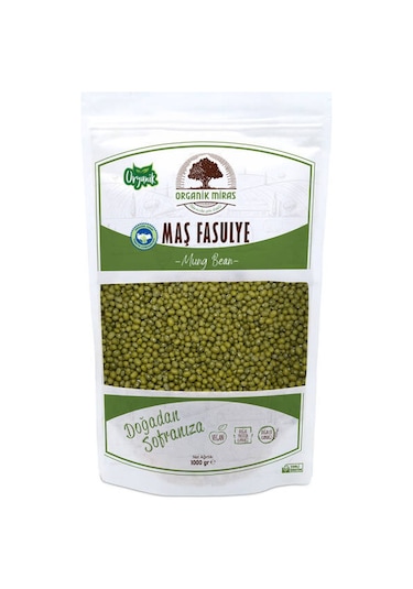 Organik Maş Fasulye 1kg