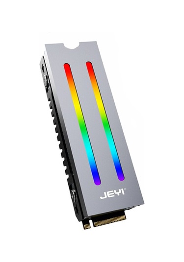 JEYI iCOLD - RGB M.2 NVMe ve M.2 SATA SSD soğutucu Kasa