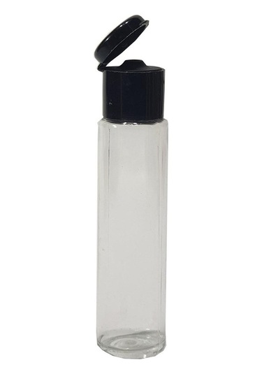 10 Adet 30Ml Plastik Boş Şeffaf Şişe Açmalı Kapaklı