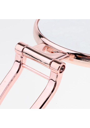 Dolıty Seyahat Için Katlanır El Çift Taraflı Ayna Masa Pembe Pembe