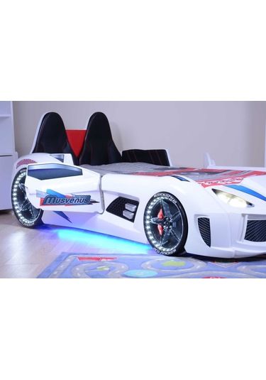 Audi Bazalı Arabalı Yatak , Kapıları Açılan Arabalı Yatak Beyaz