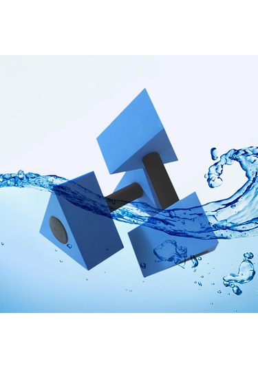 Suntek Üçgen Su Aerobik Halterler Eva Havuz Için Mavi