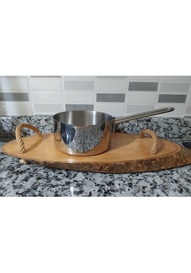 Çelik Cezve Kaçerola Sütlük ve Sosluk 12 CM 500 ML