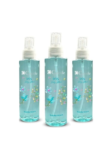 Cecile Iris Body Mist Vücut Spreyi 150 ML x 3