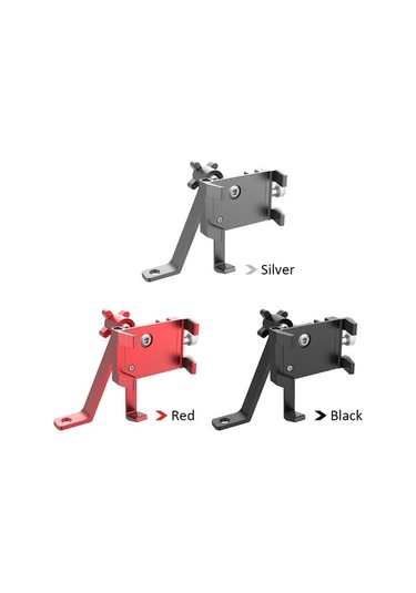 Fortunelane Motorsiklet Geri Görüş Aynası Telefon Tutucu, Serbest Dönebilen Beş Tırnaklı Model, Siyah Renk - Şarj Özelliği Yok