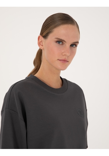Pierre Cardin Kadın Antrasit Sweatshirt 50314963-vr006 Antrasit