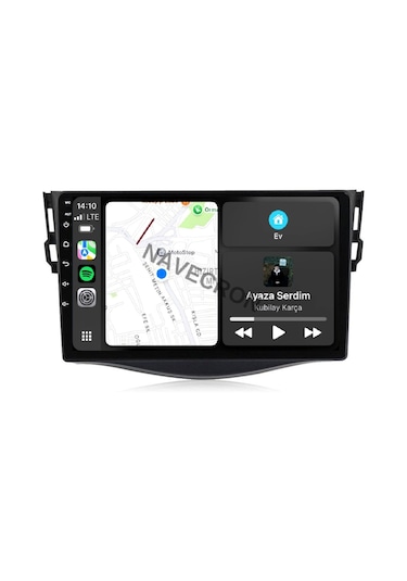 Toyota Rav4 2006-12 9" Uyumlu Androıd Multimedya Gerçek 2/32 Kablosuz Carplay Geri Görüş Kameralı 9"