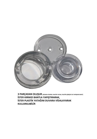 Duvar Kapı Stoperi, Tamponu, Şeffaf