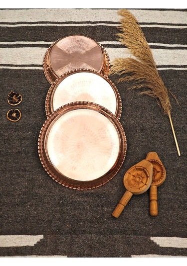 Modabakir Bakır Salata Kase, Bakır Paşa Sahani 20 Cm