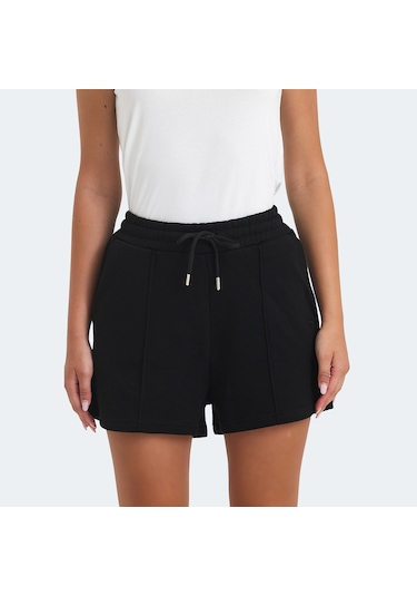 Slazenger VIXI Kadın Cepli Siyah Şort