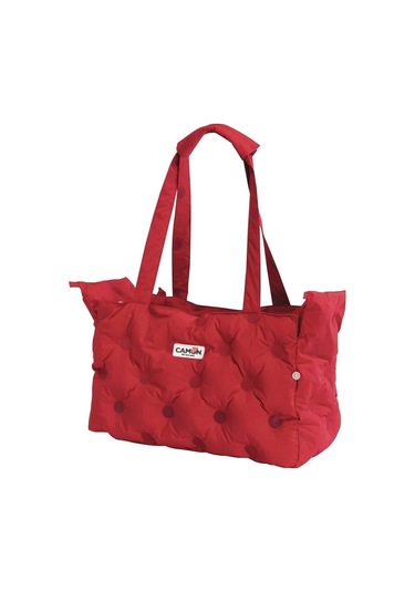 Camon Kırmızı Kedi/küçük Irk Köpek Taşıma Çantası Dolgulu 37x17x26cm Red