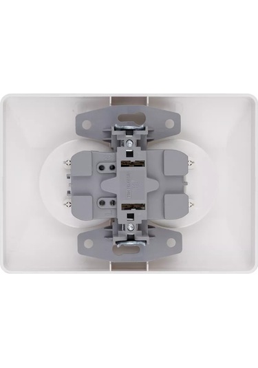 Tdm Electric Çift Priz 2p, Korumalı, 10a, 250v, Beyaz "ılmen" Tdm 223550201 Ilmen