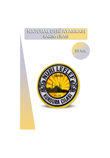 Nuri Leflef Deri Ayakkabı Bakım Cilası 95 Ml 001