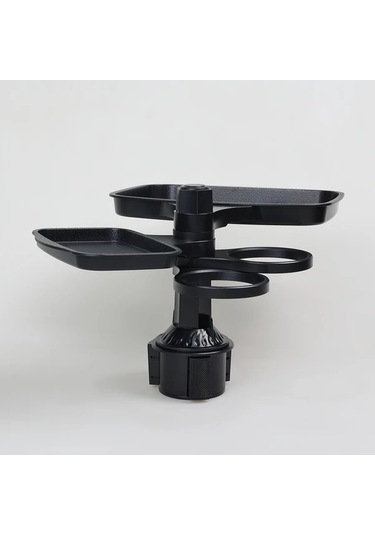 Chuangyinshop Black- Dayanıklı Kompakt Ayarlanabilir Araç Bardak Tutucu Organizatör Kaymaz Taban