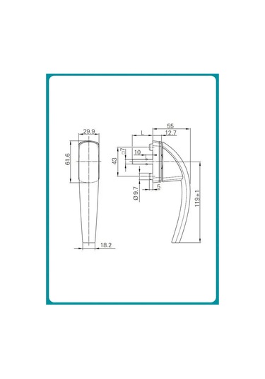 Roto Roto Swıng Plastik Pencere Kolu, Siyah 147843883