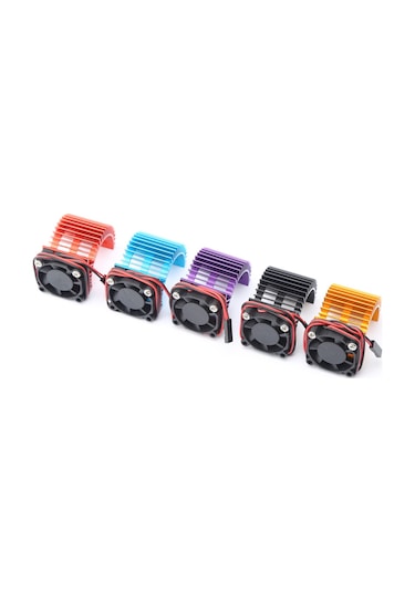 Reedark Hsp Uzaktan Kumandalı Araba İçin Alüminyum Motor Soğutma Fan Seti - 5v Dc