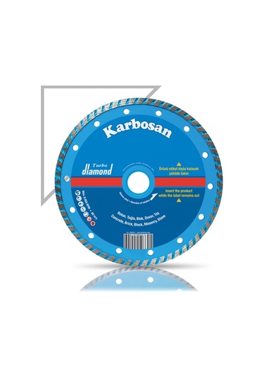 Karbosan Turbo Elmas Kesici Sk 180x2.2x22 - Beton Granit Kesici