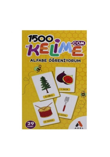 Adel 1500 Kelime Alfabe Öğreniyorum