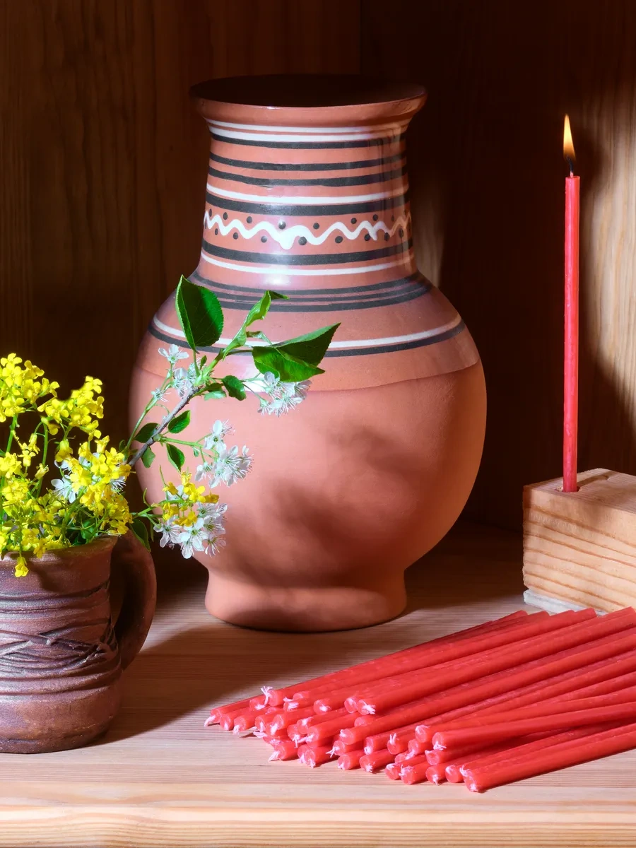 Nizegorodskie Sveci - Zavod Veresk Diyevomsky Mum Kırmızı No60 18797720 Kirmızı