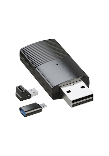 Rogfer Skycıty Carplay Adaptör Çubuğu, Kablosuza Kablolu, Araba Makinesi Bağlantı İşlevini Destekler, Siyah