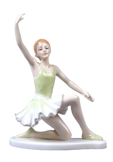 Wise Biblolar - Porselen Balerin Biblo 13,5x7,5x18 Cm Dekoratif Obje Hediyelik 0