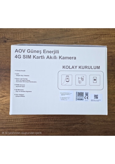 X5tech 44gz Güvenlik Kamerası-güneş Panelli Solar Kamera