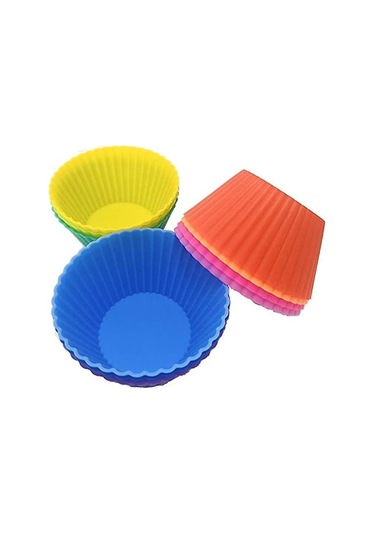 Hh Silikon Muffin Kalıbı Silikon Kalıp Kek Kalıbı Silikon Kek Kalıbı 12 A Diğer