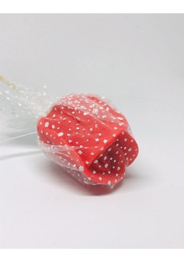 Sabun - Kokulu Süs Sabunu - Gül - 5cm Beyaz sabun