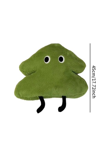 Suntek Yılbaşı Ağacı Yastık Karikatür Hediyesi Yeşil Yeşil