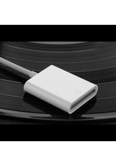 Jeehugo Type-c'den Sd/tf Kart Okuyucu, 64gb'a Kadar Destekli, Hızlı Fotoğraf Paylaşımı, Plug & Play, Beyaz, Taşınabilir Abs Tasarım