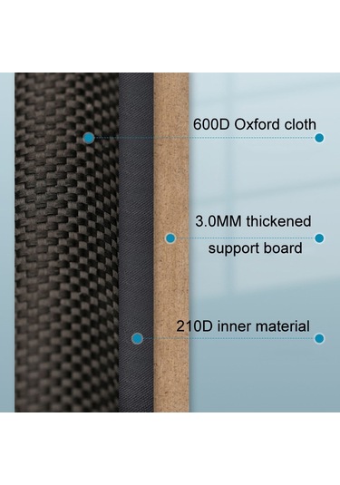 Araba Bagaj Saklama Kutusu Yansıtıcı Şeritler İle Oxford Kumaş Katlama Organizatörü, Renk: Küçük Gri
