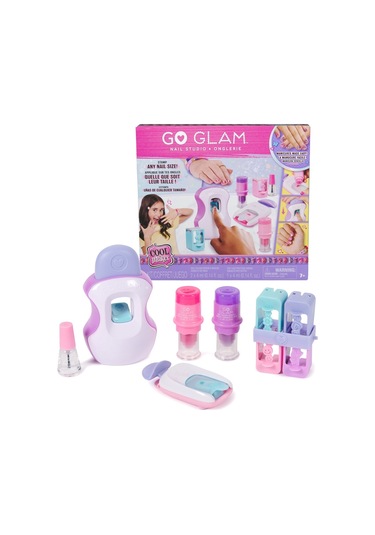 Cool Maker, Go Glam Studio Tırnak Seti, 4 Tasarımla 200 Tırnak Stili, 2 Cila Aplikatörü Ve Tırnak Maskesi, +7