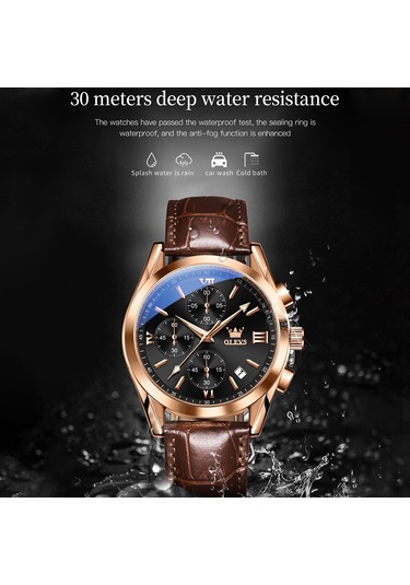 Sones Bınbond B6022 30m Su Geçirmez Işıklı Çok Fonksiyonlu Kuvars Saat, Renk: Siyah Çelik-siyah