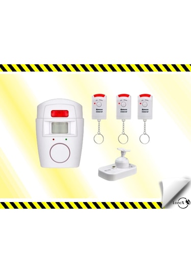 Robotix RB-NG300 Kablosuz 3 Kumandalı Hareket Sensörlü Alarm Sistem