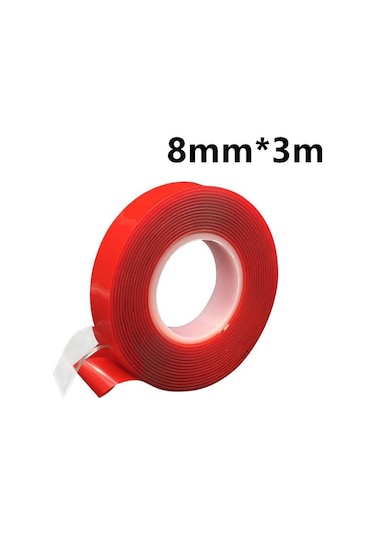 Mutfak, Banyo, Mutfak İçin Süperseptik Şeffaf Bant, Su Geçirmez Şeffaf Yapışkan Bant, Evrensel Ev İkili Bant, Yeniden Kullanılabilir 8mm 3m