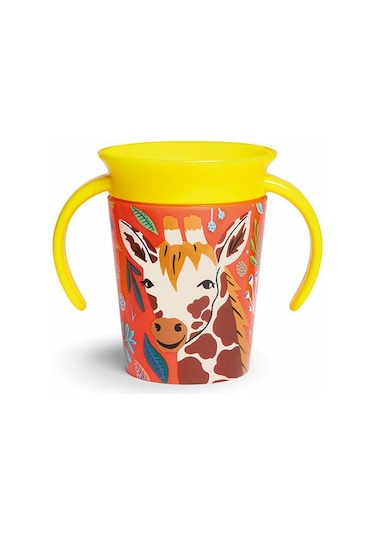 Munchkin Mucize 360° Wildlove Alıştırma Bardağı 6 Ay+ 177 ML Zür Çok Renkli