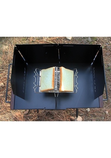 Wondernest Coolcamp Açık Kamp Paslanmaz Çelik Katlanır Taşınabilir Barbekü Ekmek Rafı Çok Renkli Çok Renkli