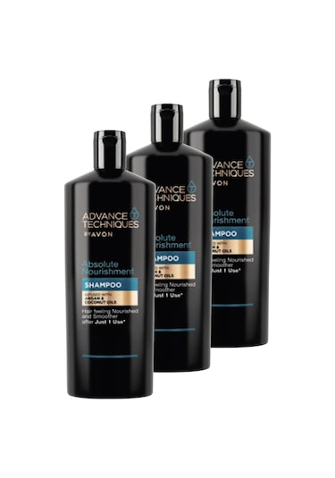 Avon Argan ve Hindistan Cevizi Yağı İçeren Besleyici Şampuan 3 x 700 ML