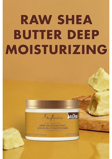 Shea Moisture Raw Shea Butter Nemlendirici Durulanmayan Saç Kremi 340ml