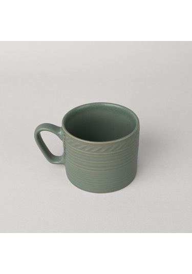Linens Ringa Stoneware 250 Ml Kupa Yeşil Yeşil