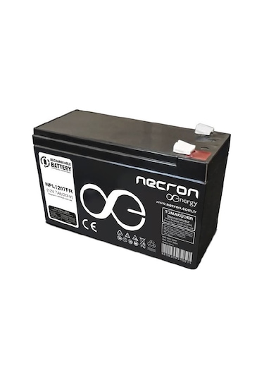 Necron NPL1207FR 12 V 7 Ah UPS Kuru Tip Bakımsız Akü