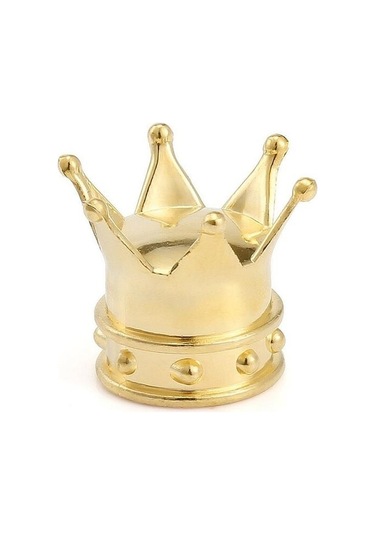 Kral Tacı Alüminyum Sibop Kapağı Altın Sarı