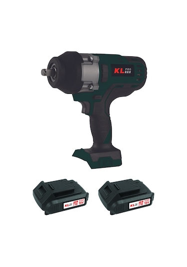 Klpro KLSS18BHX-20 18V 2.0Ah. 800NM Şarjlı Somun Sıkma/Sökme Makinesi