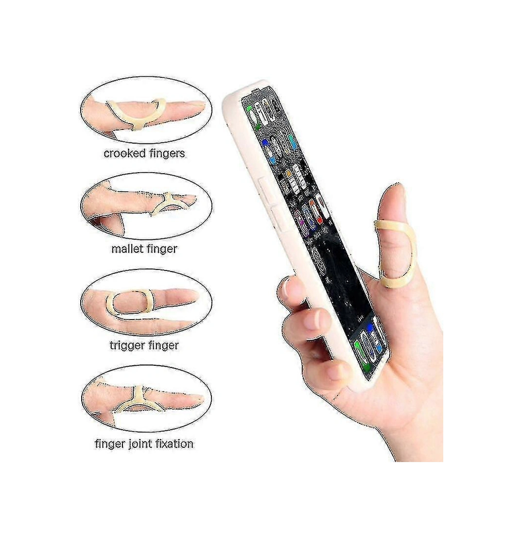 14 Parça Ayarlanabilir Parmak Ateli Seti, Artrit Rahatlaması İçin Kırık Parmak Sabitleyici, Nefes Alabilen Tasarımlı Tıbbi Destek N4